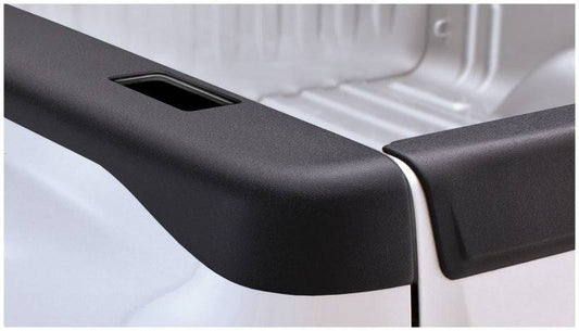 Bushwacker 07-14 Chevy Silverado 1500 Fleetside Bed Rail Caps 78.7in Bed - Black - Mammoth Racing -