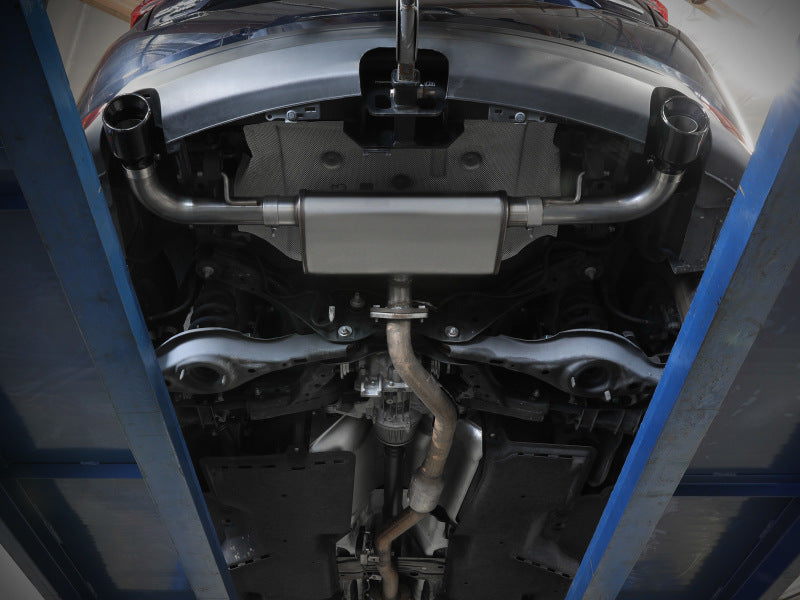 aFe Takeda 17-21 Mazda CX-5 2.5L (t) 2.5in. SS Axle-Back Exhaust System w/Polished Tips - Mammoth Racing -