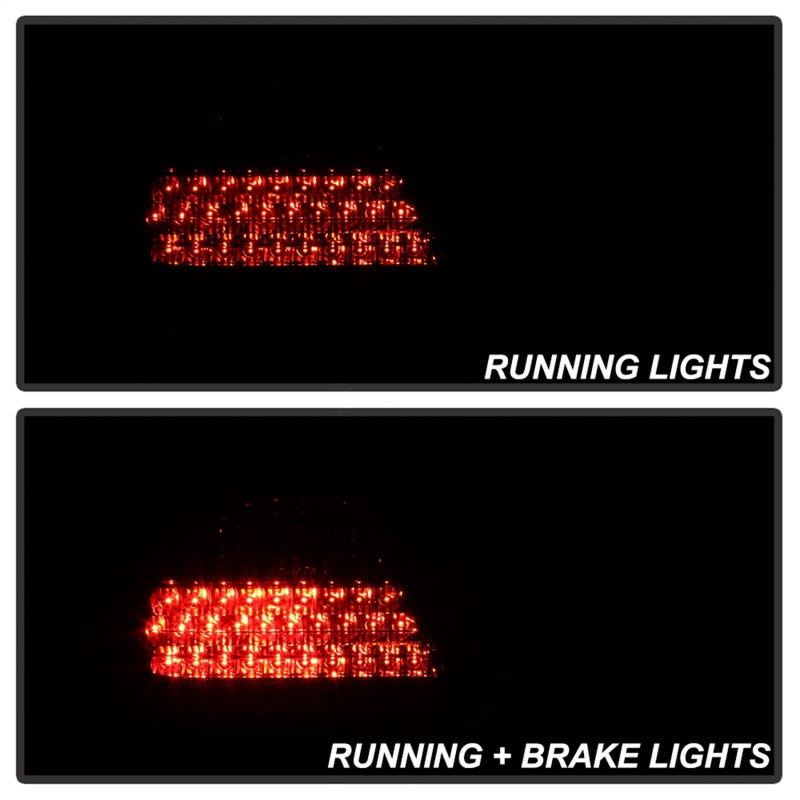 Xtune Mercedes Benz W210 E-Class 96-02 LED Tail Lights Red Smoke ALT-CL-MBW210-LED-RSM - Mammoth Racing -