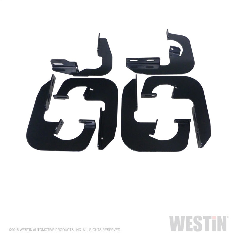 Westin 2007-2013 Chevy Silverado 1500 Ext. Cab Running Board Mount Kit - Black - Mammoth Racing -
