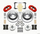 Wilwood Narrow Superlite 6R Front Hub & 1PC Rtr Kit 12.88in-Red 79-81 Camaro - Mammoth Racing -