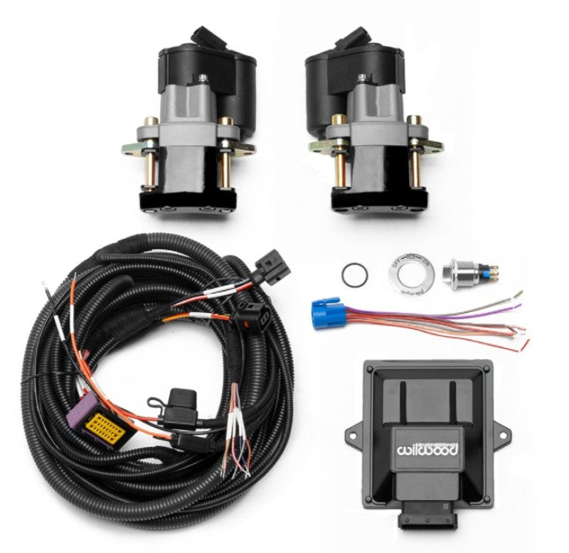 Wilwood Electronic Parking Brake Rear Retrofit Brake Kit - Black Powder Coat Caliper - My Store