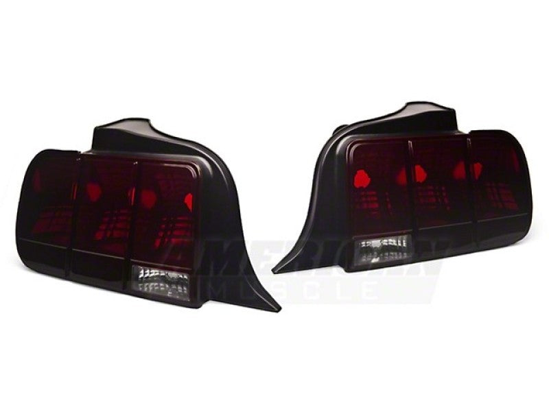 Raxiom 05-09 Ford Mustang Tail Lights- Black Housing (Smoked Lens) - Mammoth Racing -