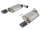 aFe MACH Force Xp SS Axle Back Exhaust System w/ Carbon Fiber Tips 15-17 Ford Mustang GT V8-5.0L - Mammoth Racing -