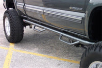 N-Fab Nerf Step 01-06 Chevy-GMC 1500/2500/3500 Crew Cab 6.5ft Bed - Gloss Black - W2W - 3in - Mammoth Racing -