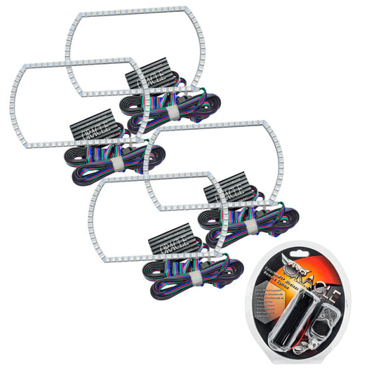 Oracle Chevrolet Silverado 14-15 Halo Kit Projector Style - ColorSHIFT - Mammoth Racing -