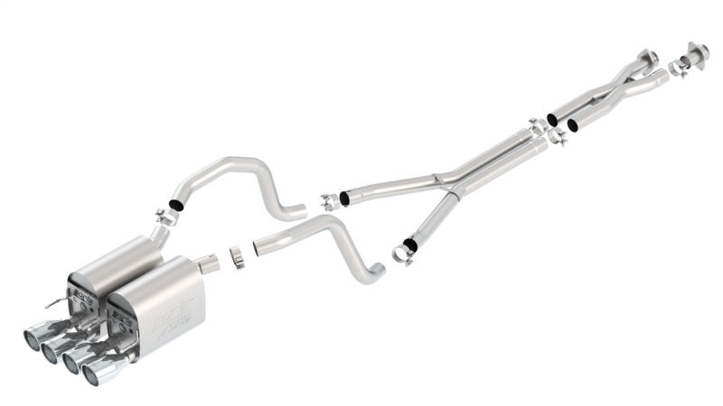 Borla 05-08 Chevrolet Corvette Coupe/Convertible 2dr 6.2L 8cyl AT/MT 6spd ATAK SS Catback Exhaust - My Store