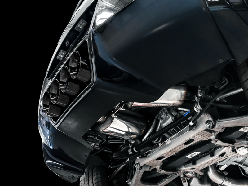 AWE Tuning 14-19 Chevy Corvette C7 Z06/ZR1 Touring Edition Axle-Back Exhaust w/Black Tips - Mammoth Racing -