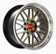 BBS LM 19x9.5 5x120 ET22 Gold Center / Diamond Cut Lip Wheel -82mm PFS/Clip Req - Mammoth Racing -