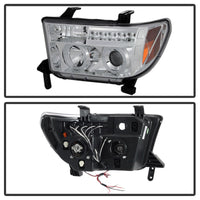 Spyder Toyota Tundra 07-13 Projector Headlights LED Halo LED Chrm PRO-YD-TTU07-HL-C - Mammoth Racing -
