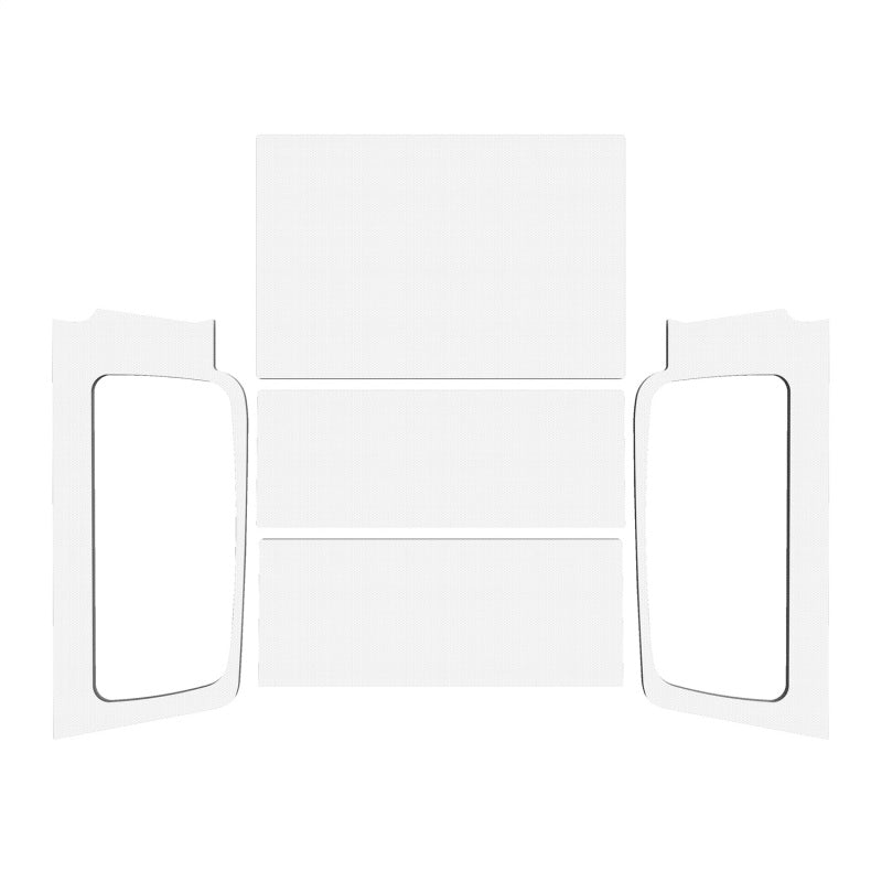 DEI 04-06 Jeep Wrangler LJ Unliminted Headliner Complete Kit - White - Mammoth Racing -