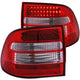ANZO 2003-2006 Porsche Cayenne LED Taillights Red/Clear - Mammoth Racing -