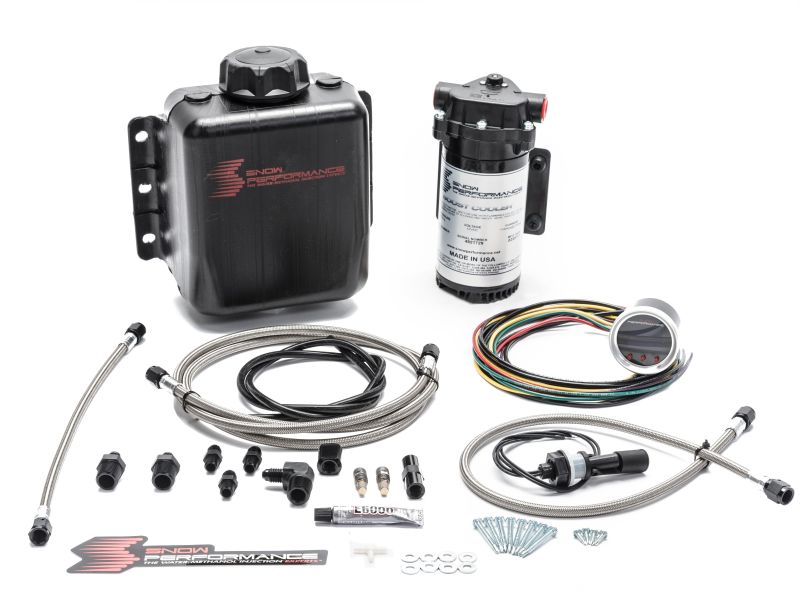 Snow Performance Stg 2 Boost Cooler F/I Prog. Water Injection Kit (SS Braided Line 4AN Fittings) - My Store
