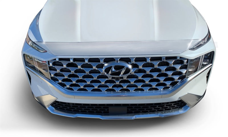 AVS 21-22 Hyundai Santa Fe Aeroskin Low Profile Hood Shield - Chrome - Mammoth Racing -