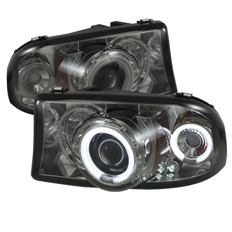 Spyder Dodge Dakota 97-04/Durango 98-03 1PC Projector Headlights LED Halo LED Chrm PRO-YD-DDAK97-C - Mammoth Racing -