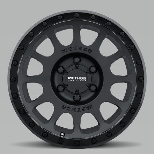 Method Mr305 NV 17x8.5 0mm Offset 6x5.5 108mm CB Double Black Wheel - Mammoth Racing -