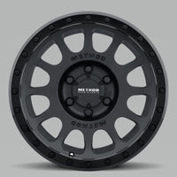 Method Mr305 NV 17x8.5 0mm Offset 5x5 94mm CB Double Black Wheel - Mammoth Racing -