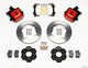 Wilwood Combination Parking Brake Rear Kit 11.00in Red Civic / Integra Disc 2.39 Hub Offset - Mammoth Racing -