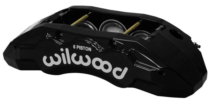 Wilwood Caliper-TX6R- L/H - Black 2.00/1.88/1.88in Pistons 1.38in Disc - Mammoth Racing -
