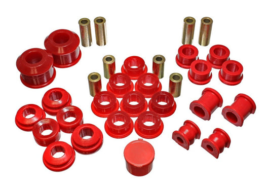 Energy Suspension 02-05 Honda Civic Si Red Hyper-Flex Master Bushing Set - My Store