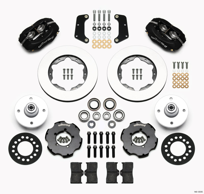 Wilwood Forged Dynalite Front Kit 10.75in 64-65 Mustang 6 Cylinder 4-lug - Mammoth Racing -