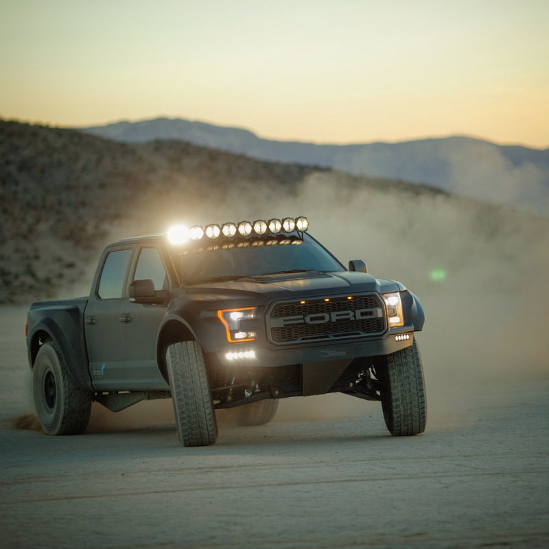 KC HiLiTES 17-18 Ford Raptor 57in. Pro6 Gravity LED 9-Light 180w Combo Beam Overhead Light Bar Sys - Mammoth Racing -