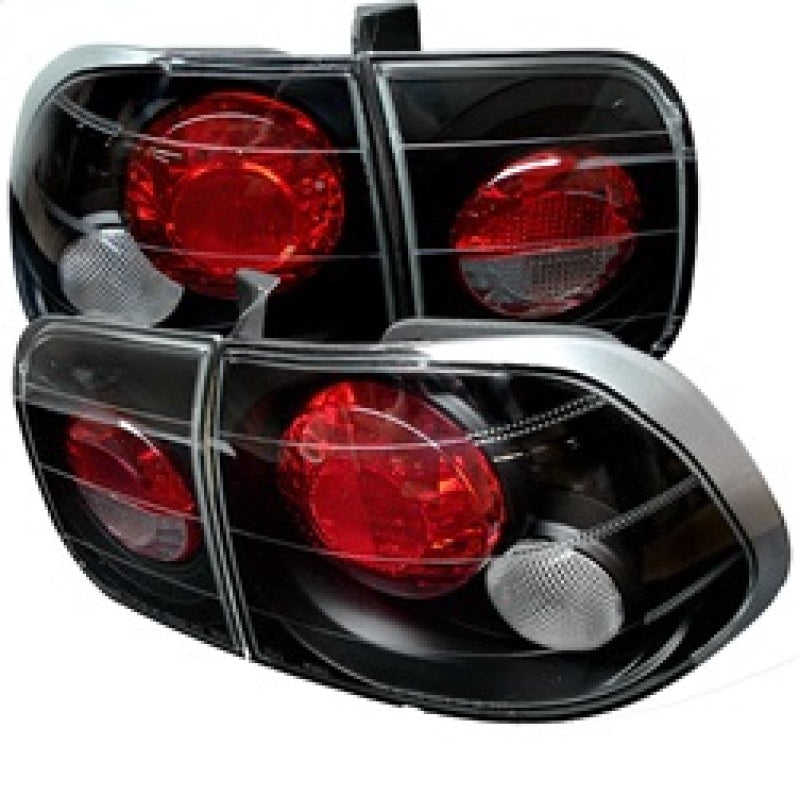 Spyder Honda Civic 96-98 4Dr Euro Style Tail Lights Black ALT-YD-HC96-4D-BK - Mammoth Racing -