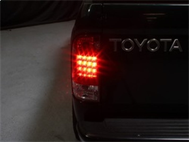 Spyder Toyota Tacoma 95-00 LED Tail Lights Red Clear ALT-YD-TT95-LED-RC - Mammoth Racing -