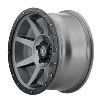 Icon Rebound 17x8.5 5x4.5 0mm Offset 4.75in BS 71.5mm Bore Titanium Wheel - Mammoth Racing -