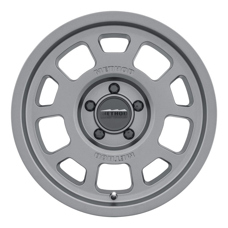 Method Mr705 17x8.5 0mm Offset 5x5 71.5mm CB Titanium Wheel - Mammoth Racing -
