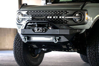 DV8 Offroad 2021+ Ford Bronco Modular Front Bumper Winch Capable w/ Auxiliary Light Mounts - Mammoth Racing -