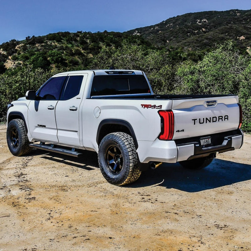 Westin 2022 Toyota Tundra Dbl Cab & Crew Max R5 Nerf Step Bars - Textured Black - Mammoth Racing -