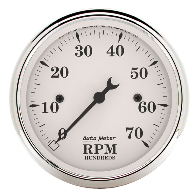 Autometer 3 1/8 inch 7000rpm Old Tyme Tachometer - My Store