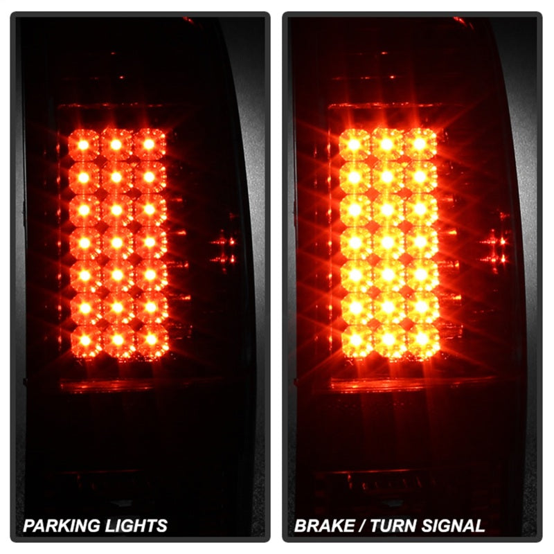 Spyder Ford Super Duty 08-15 LED Tail Lights Chrome ALT-YD-FS07-LED-C - Mammoth Racing -