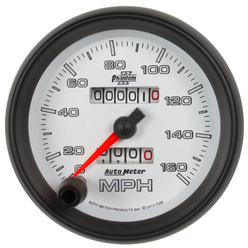 Autometer Phantom II 3-3/8in 160 MPH Mechanical Speedometer - My Store