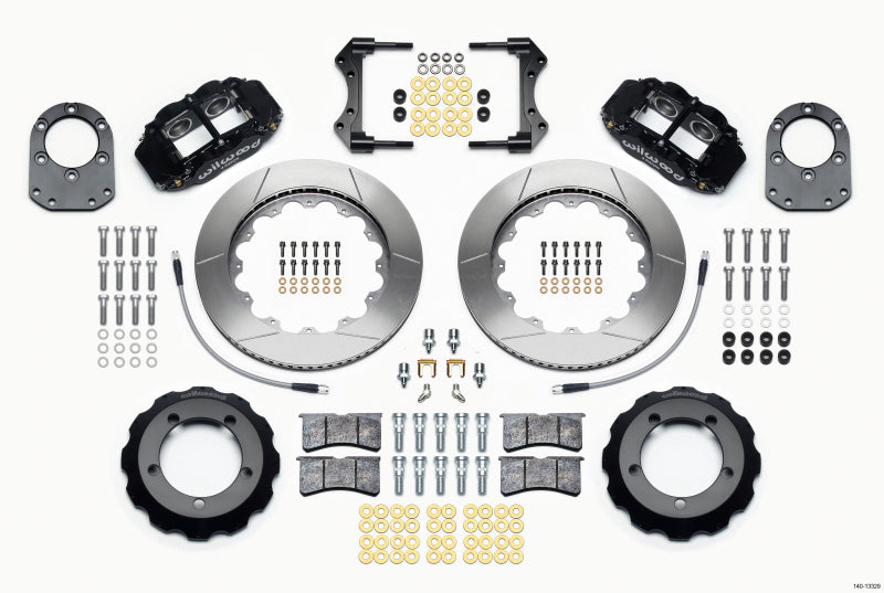 Wilwood Narrow Superlite 4R Front Hat Kit 14.00in 66-75 Ford Bronco Dana 30/44 w/Lines - My Store