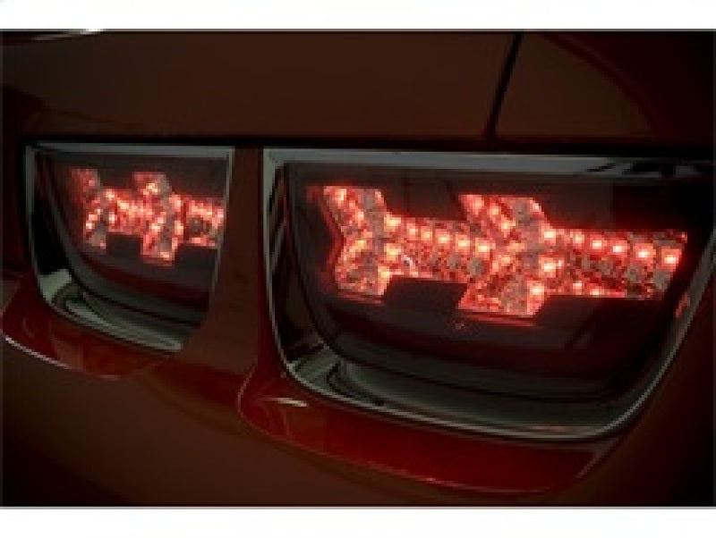 Spyder Chevy Camaro 10-13 LED Tail Lights Smoke ALT-YD-CCAM2010-LED-SM - Mammoth Racing -