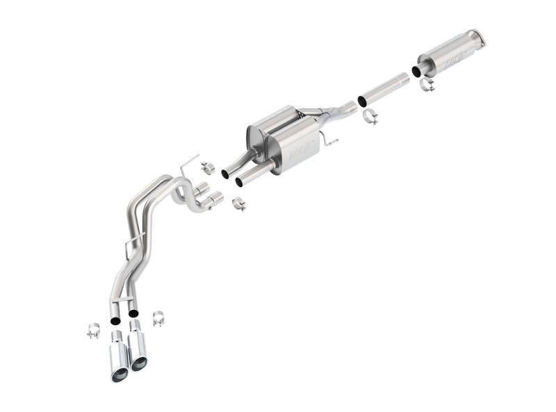 Borla 10-12 Ford F-150 Raptor 6.2L V8 2/4WD AT Touring SS Catback Exhaust - Mammoth Racing -