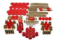 Energy Suspension 55-57 Chevrolet Belair/El Camino/Impala Red Hyper-Flex Master Bushing Set - Mammoth Racing -