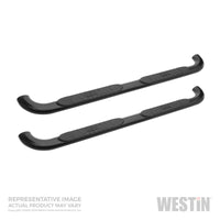 Westin 2016-2018 Nissan Titan XD Crew Cab Platinum 4 Oval Nerf Step Bars - Black - Mammoth Racing -