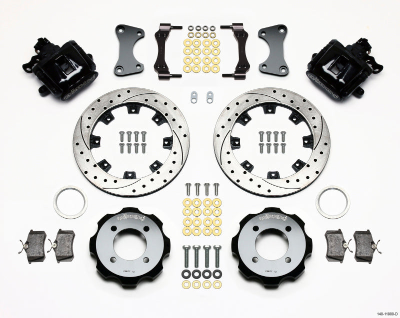 Wilwood Combination Parking Brake Rear Kit 11.75in Drilled 2011 Fiesta Rear - Mammoth Racing -