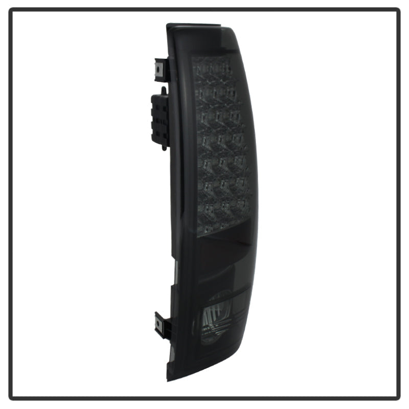 Spyder Chevy Silverado 1500 03-06 (Not Fit Stepside)LED Tail Lights Blk Smke ALT-YD-CS03-LED-BSM - Mammoth Racing -