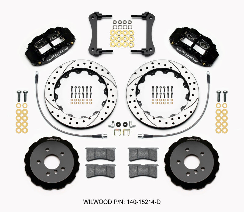 Wilwood Narrow Superlite 6R Front Hat Kit 12.88in Drilled 2014-2015 Mini Cooper w/Lines - My Store