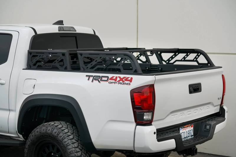 DV8 Offroad 20-22 Jeep Gladiator JT / 05-21 Toyota Tacoma Overland Bed Rack - 2pc. Adjustable - Mammoth Racing -