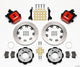 Wilwood Combination Parking Brake Rear Kit 12.19in Red 2006-Up Civic / CRZ - Mammoth Racing -
