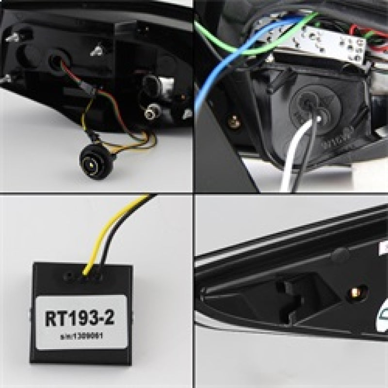 Spyder Hyundai Sonata 11-13 LED Tail Lights Light Bar Black ALT-YD-HYSON11-LED-BK - Mammoth Racing -