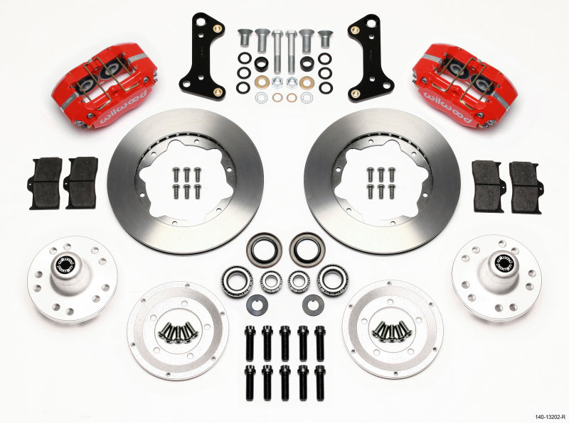 Wilwood Dynapro Dust-Boot Front Kit 11.00in Red 67-69 Camaro 64-72 Nova Chevelle - Mammoth Racing -
