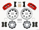 Wilwood Dynapro 6 Front Hat Kit 12.19in Drilled Red 2011 Fiesta - Mammoth Racing -