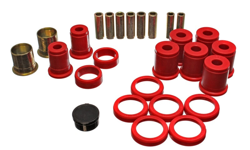 Energy Suspension 80-96 Buick / 78-96 Chevy  / 80-92 Olds Red Rear End Control Arm Bushing Ste - Mammoth Racing -