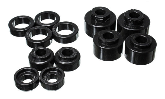 Energy Suspension 2005-07 Ford F-250/F-350 SD 2/4WD Reg Cab Body Mount Set - Black - My Store